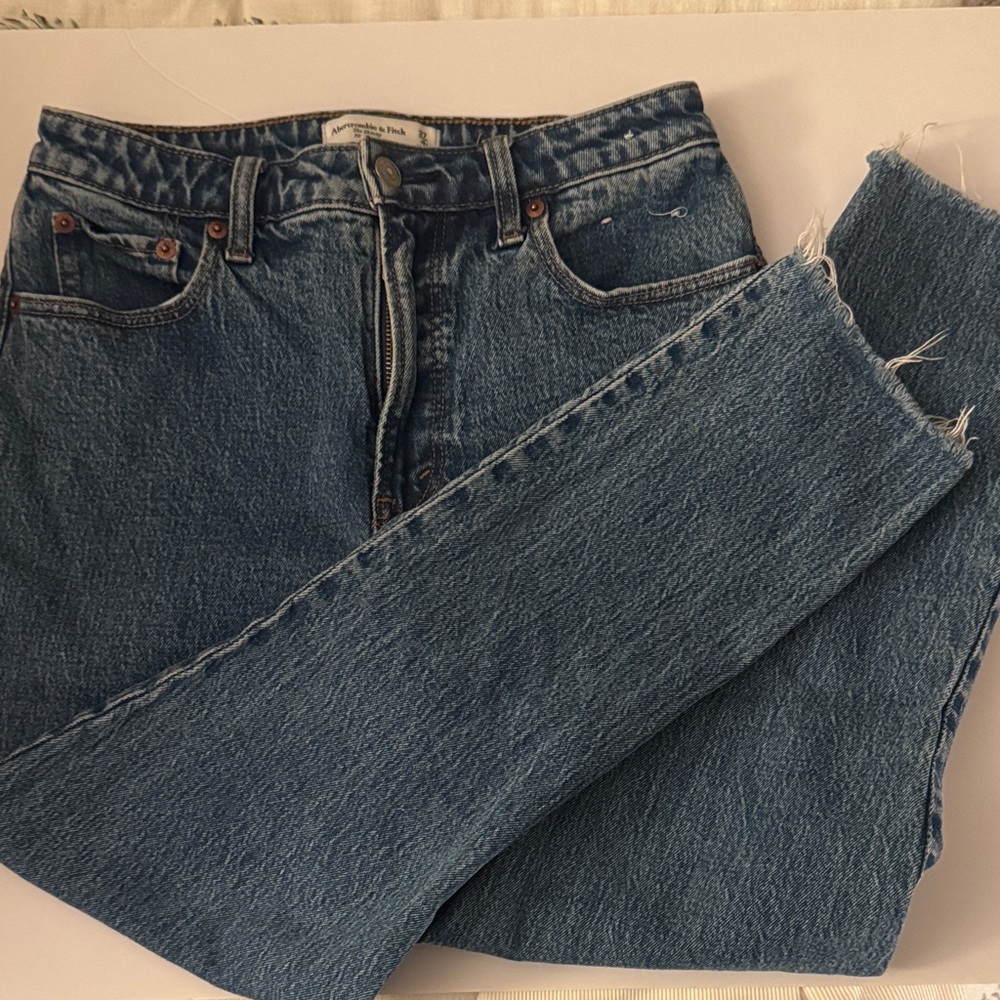 Abercrombie & Fitch High Rise Skinny Jeans - Blue